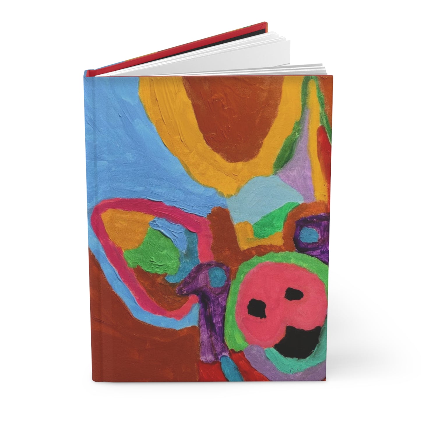 Hardcover Journal Matte - Pig