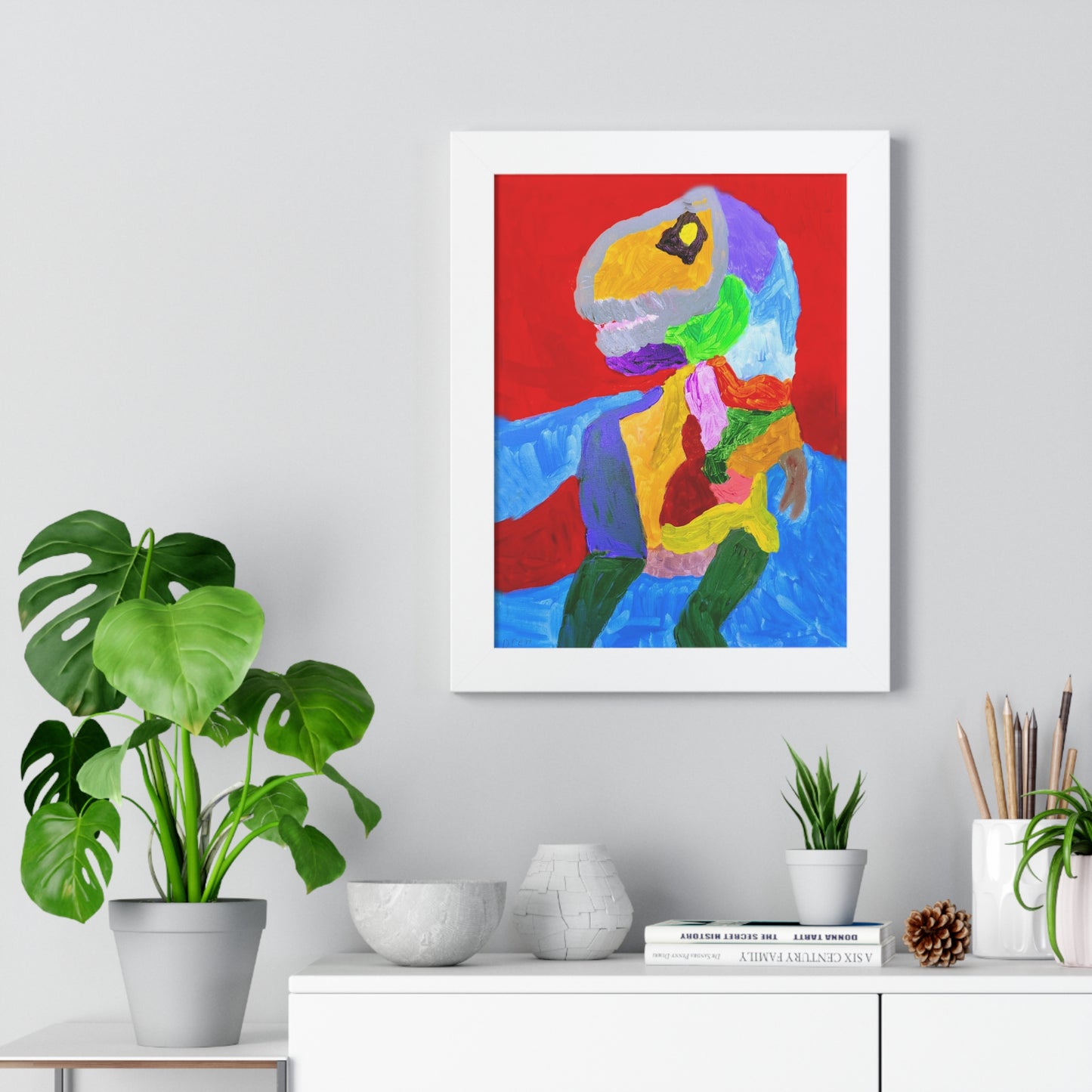 Framed Vertical Poster - "SheRex"