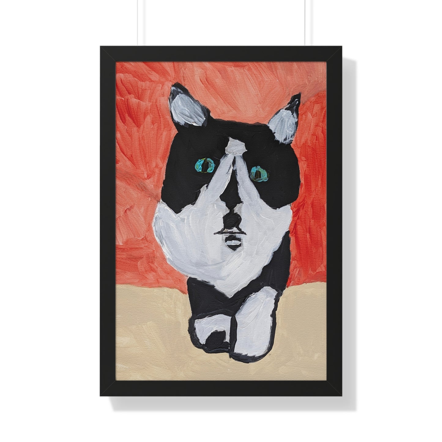 Framed Print - "Stache"