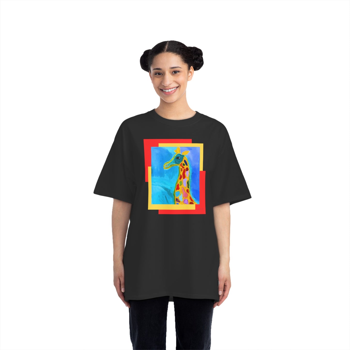 Beefy-T® Short-Sleeve - giraffe