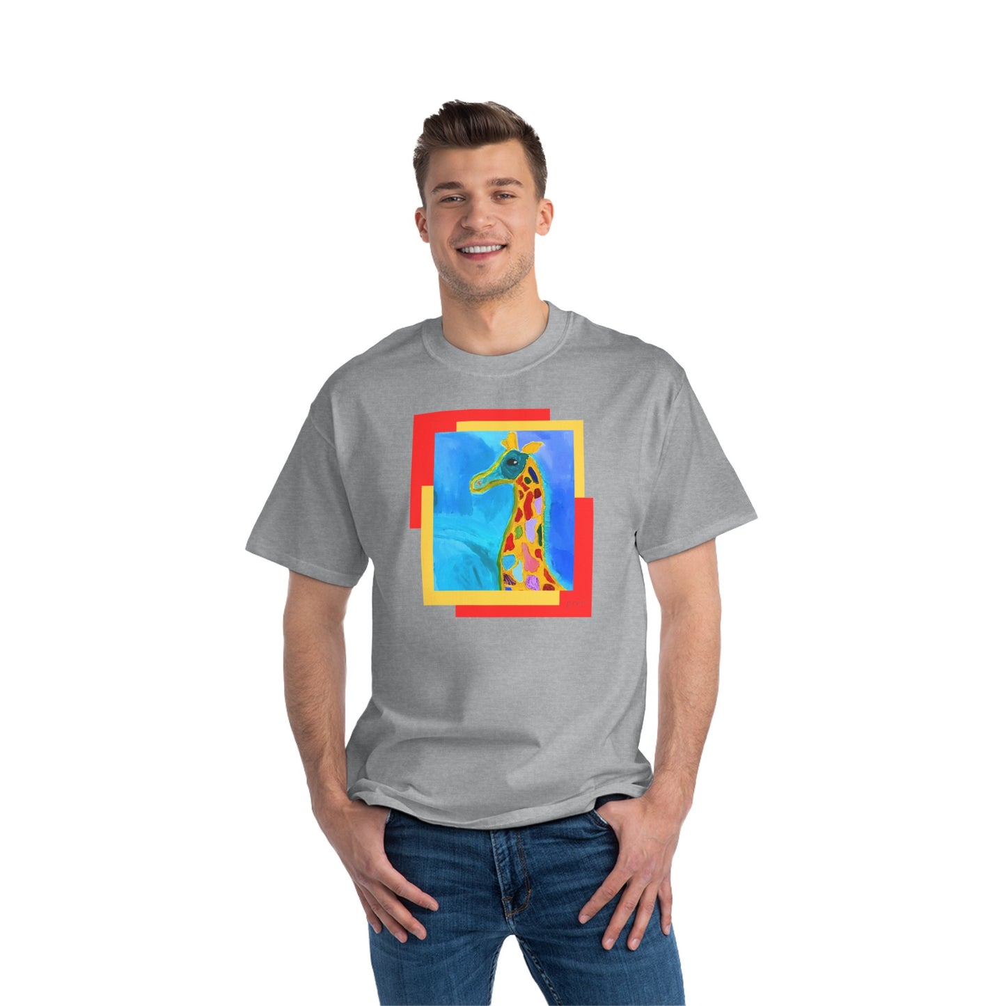 Beefy-T® Short-Sleeve - giraffe
