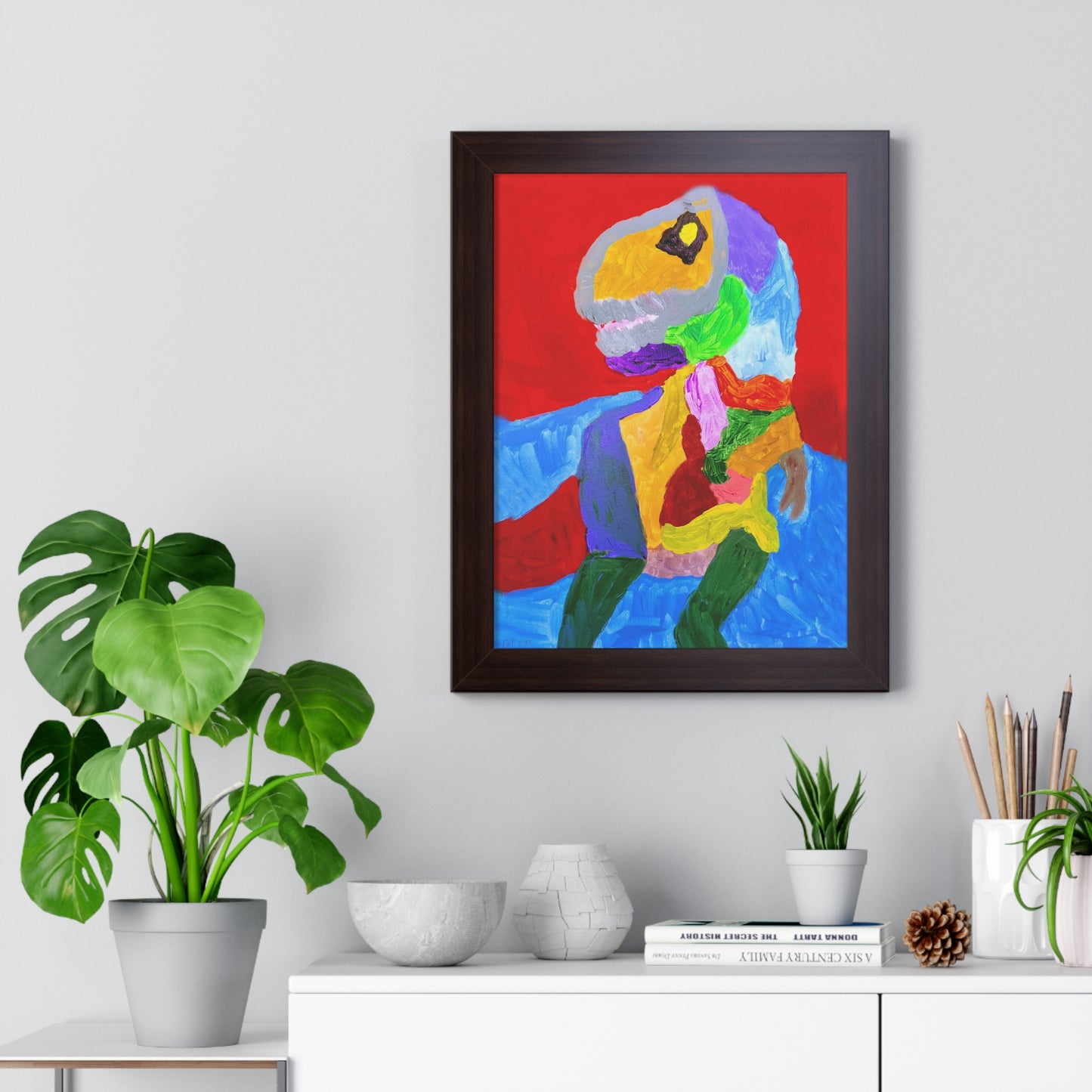Framed Vertical Poster - "SheRex"