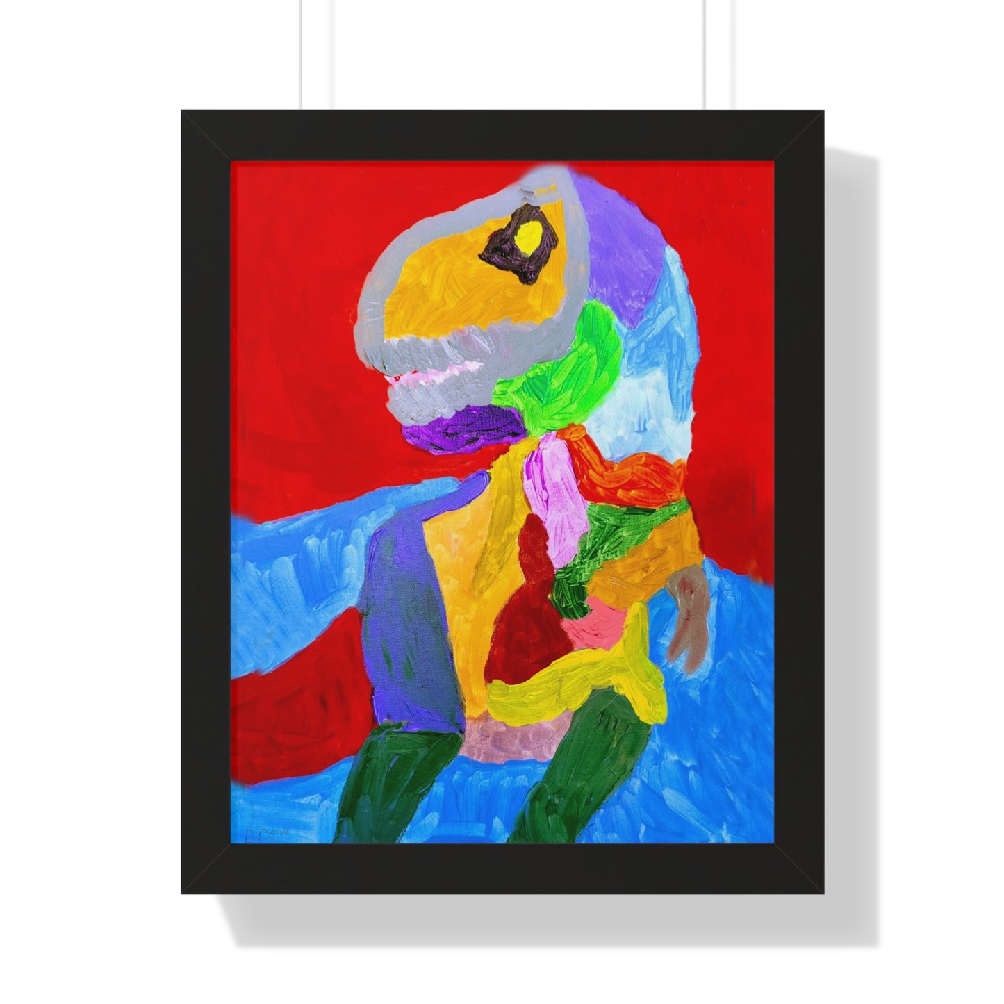 Framed Vertical Poster - "SheRex"