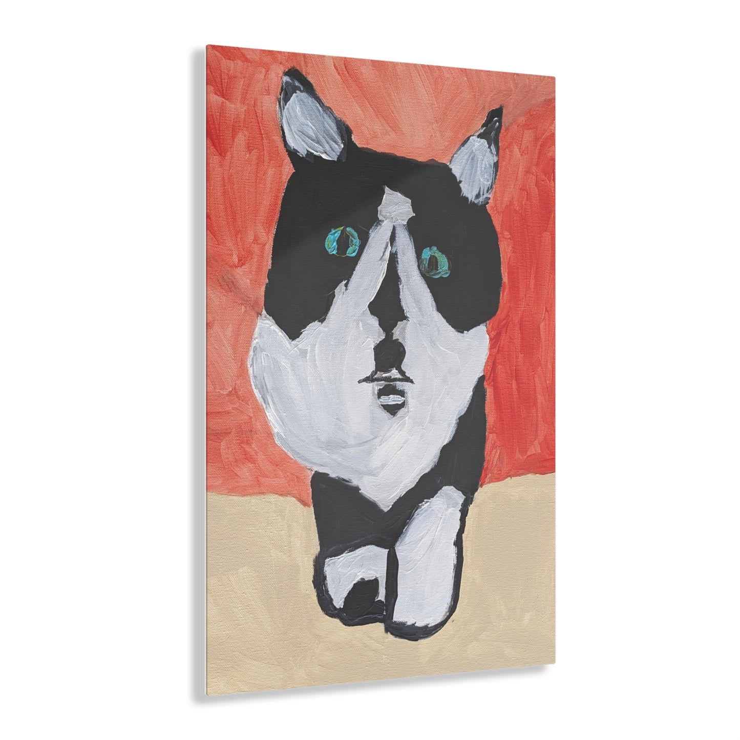 Acrylic Art - "Stache"