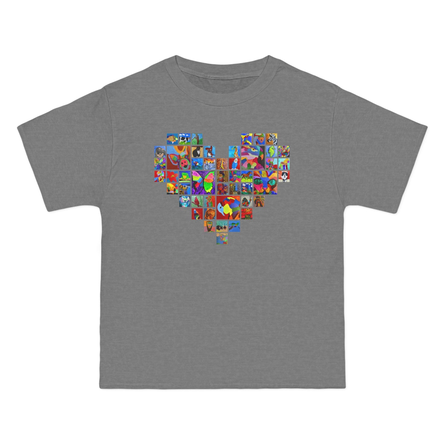 Men's Tee - heart collage