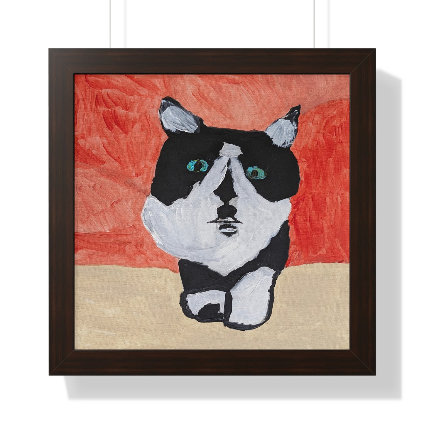 Framed Print - "Stache"