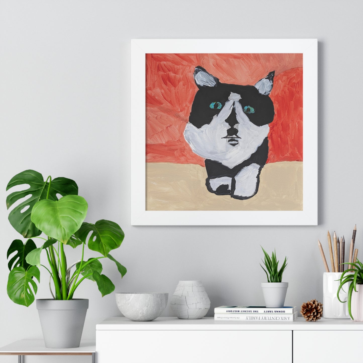 Framed Print - "Stache"