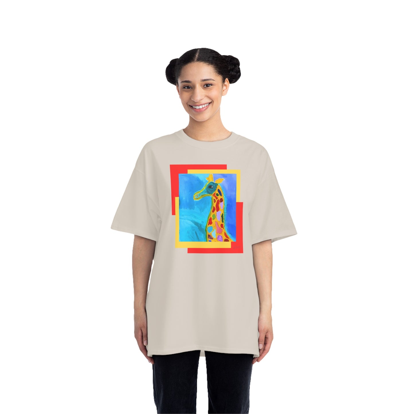 Beefy-T® Short-Sleeve - giraffe