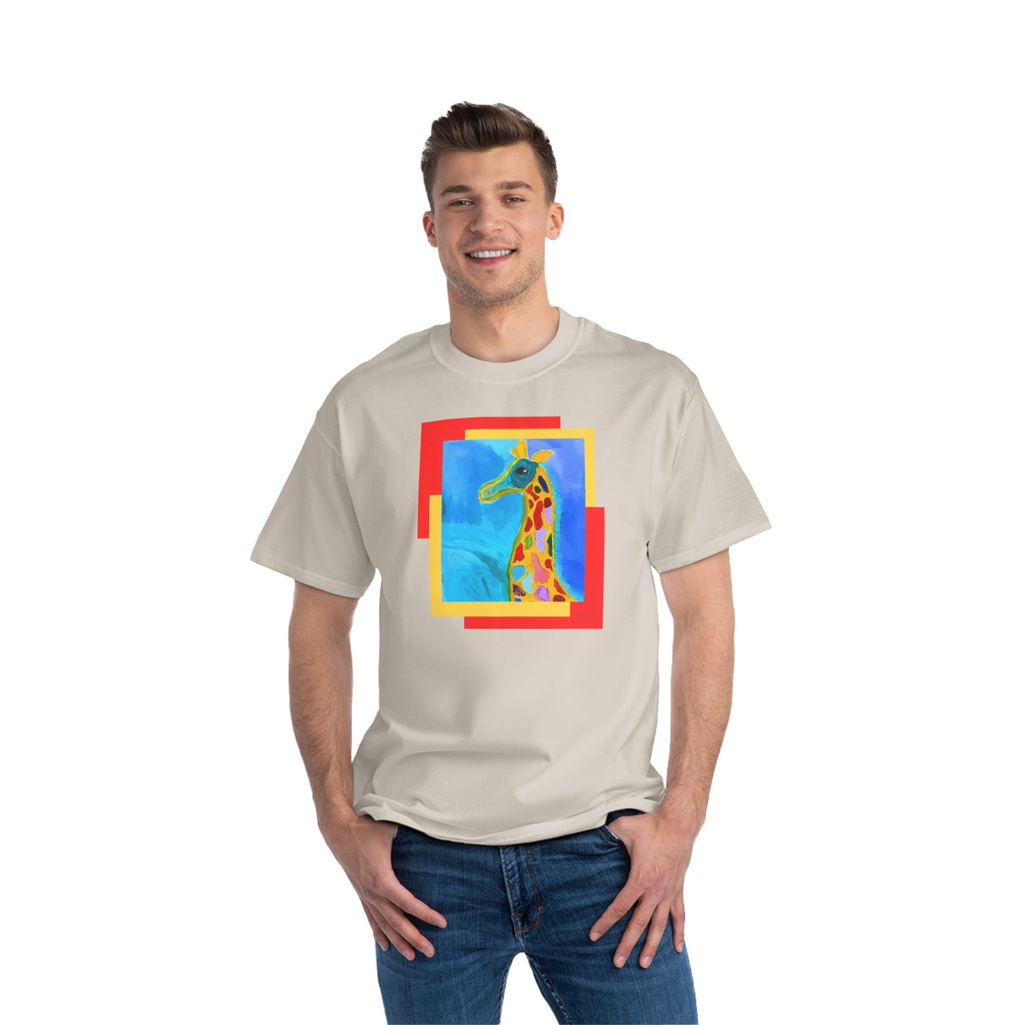 Beefy-T® Short-Sleeve - giraffe