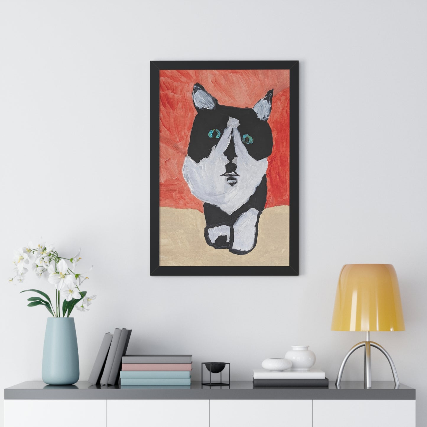 Framed Print - "Stache"