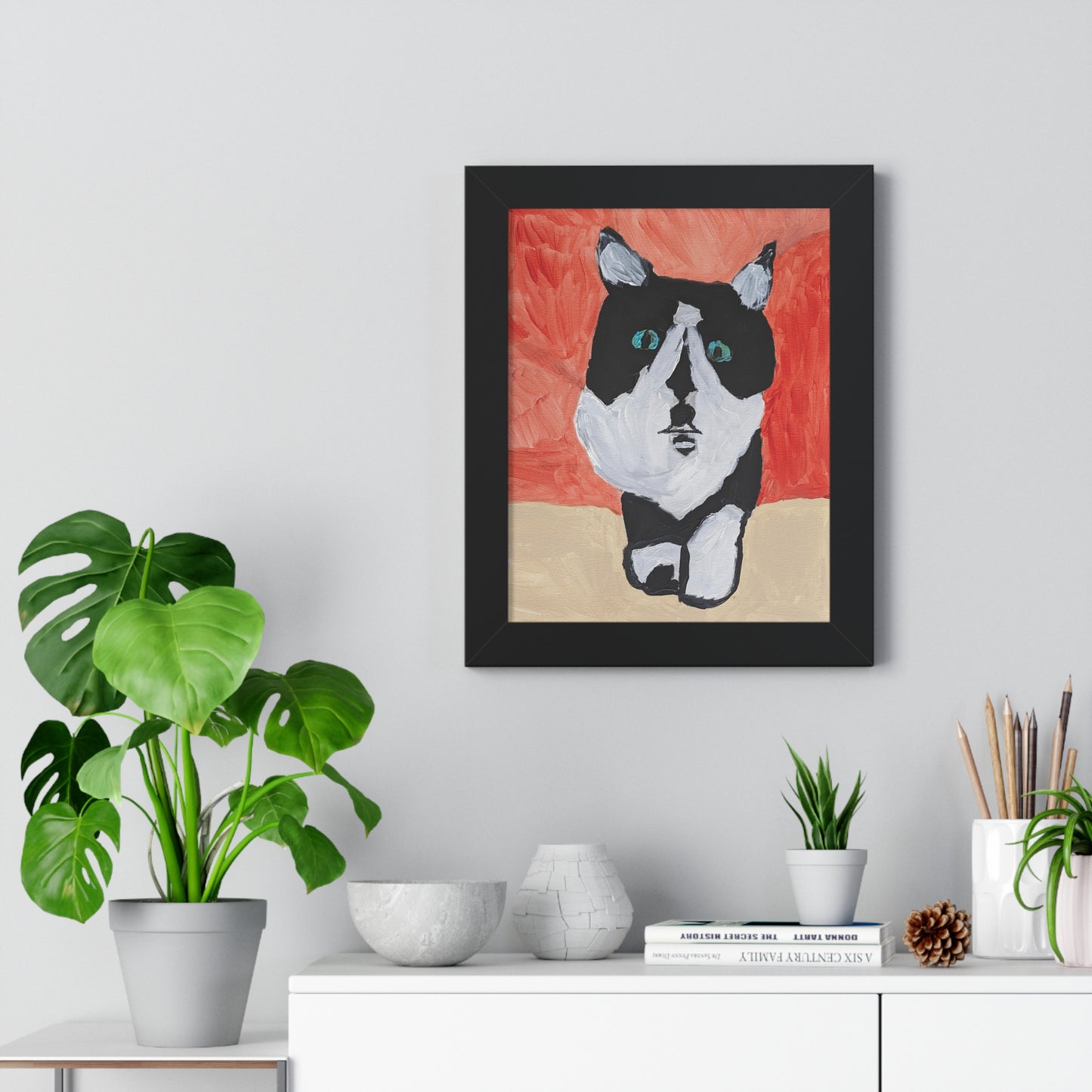 Framed Print - "Stache"