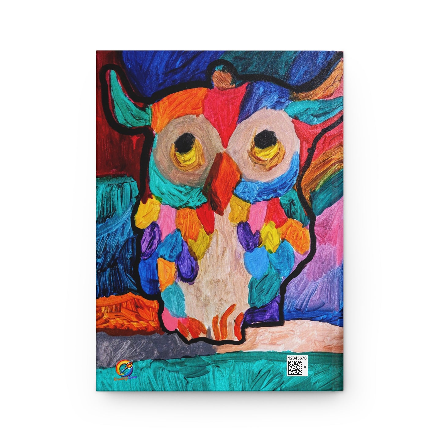 Hardcover Journal - "Colorful Watcher"