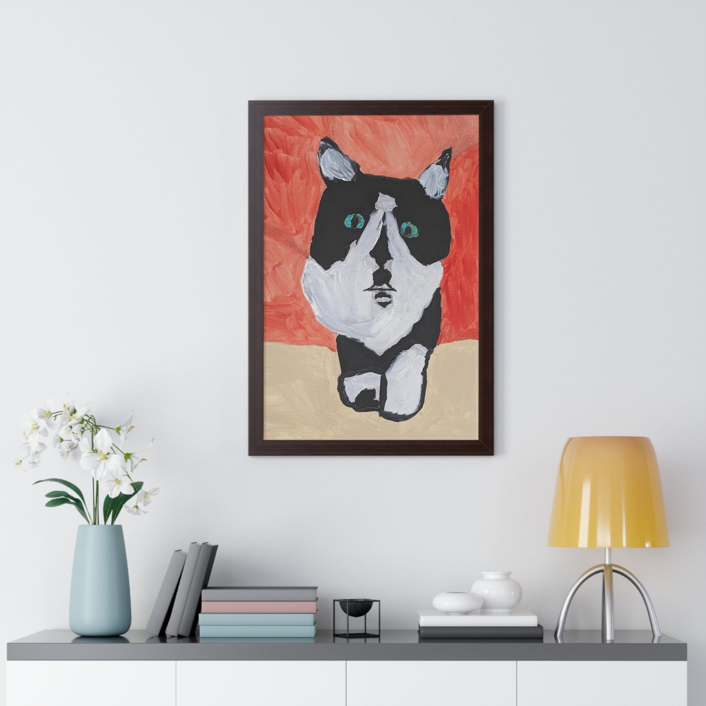 Framed Print - "Stache"