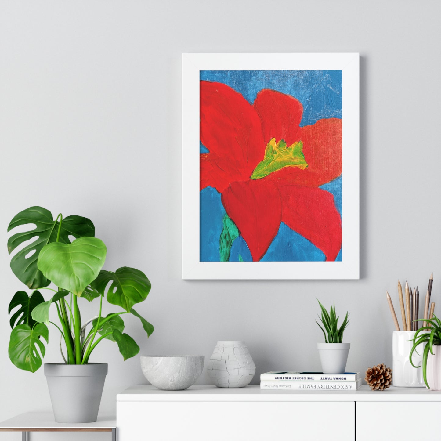 Framed Print - "Lily's Solace"