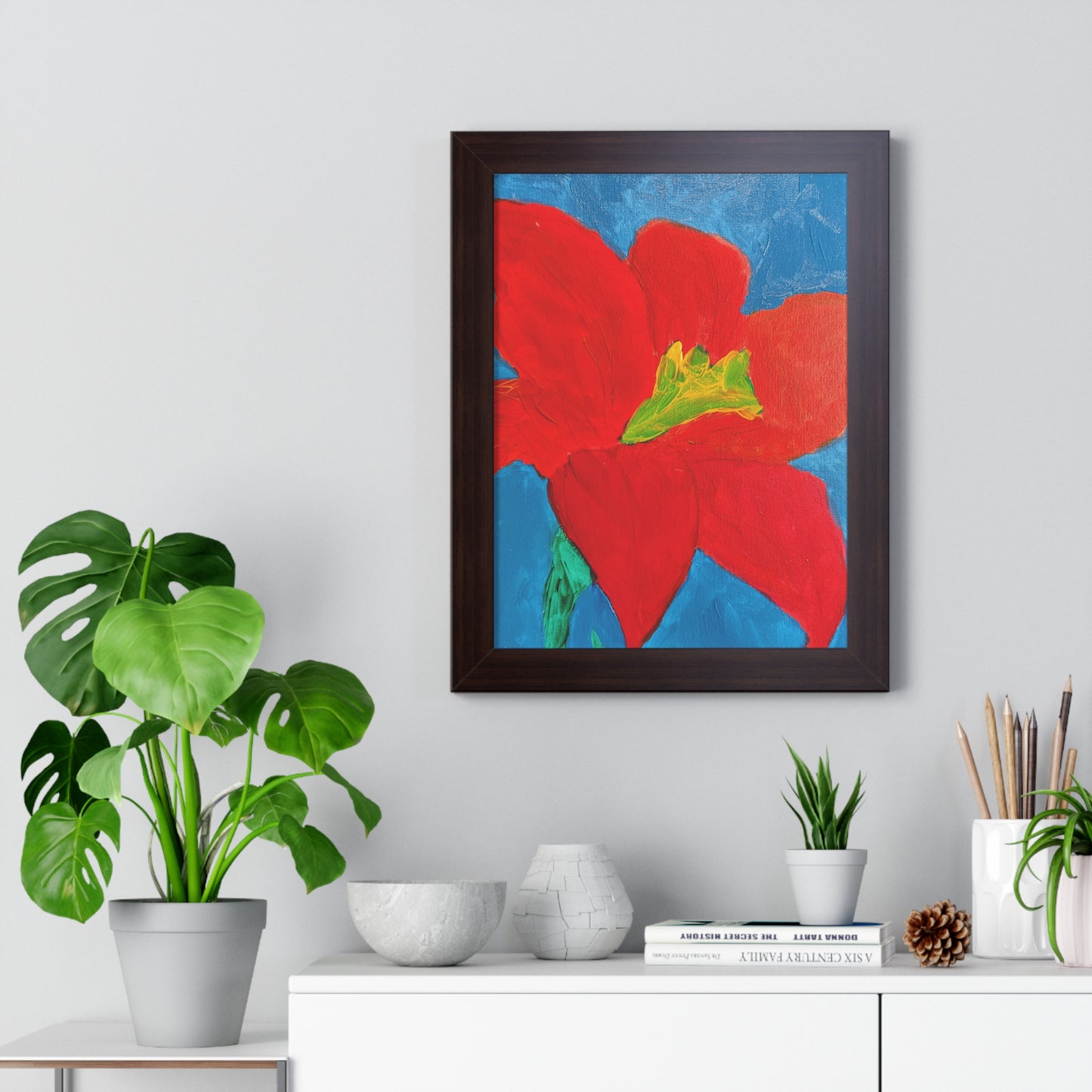 Framed Print - "Lily's Solace"
