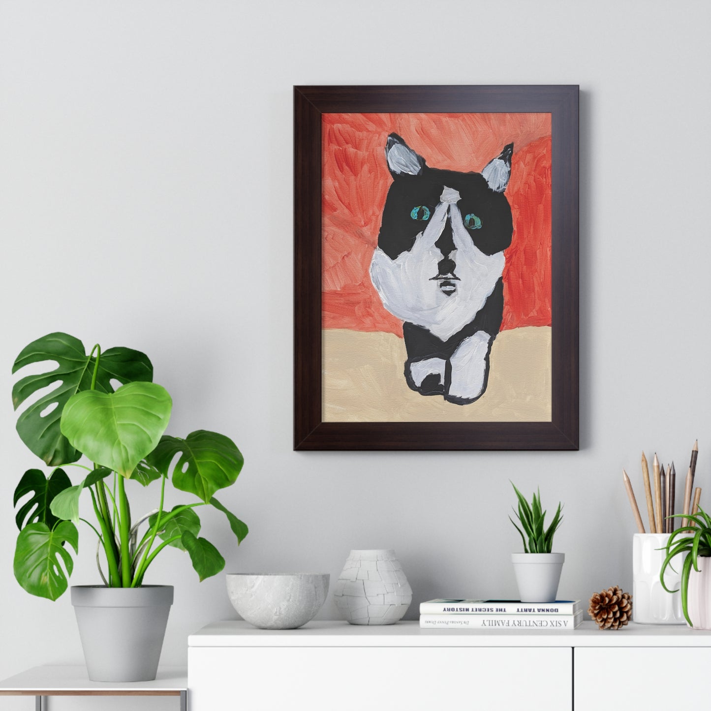Framed Print - "Stache"