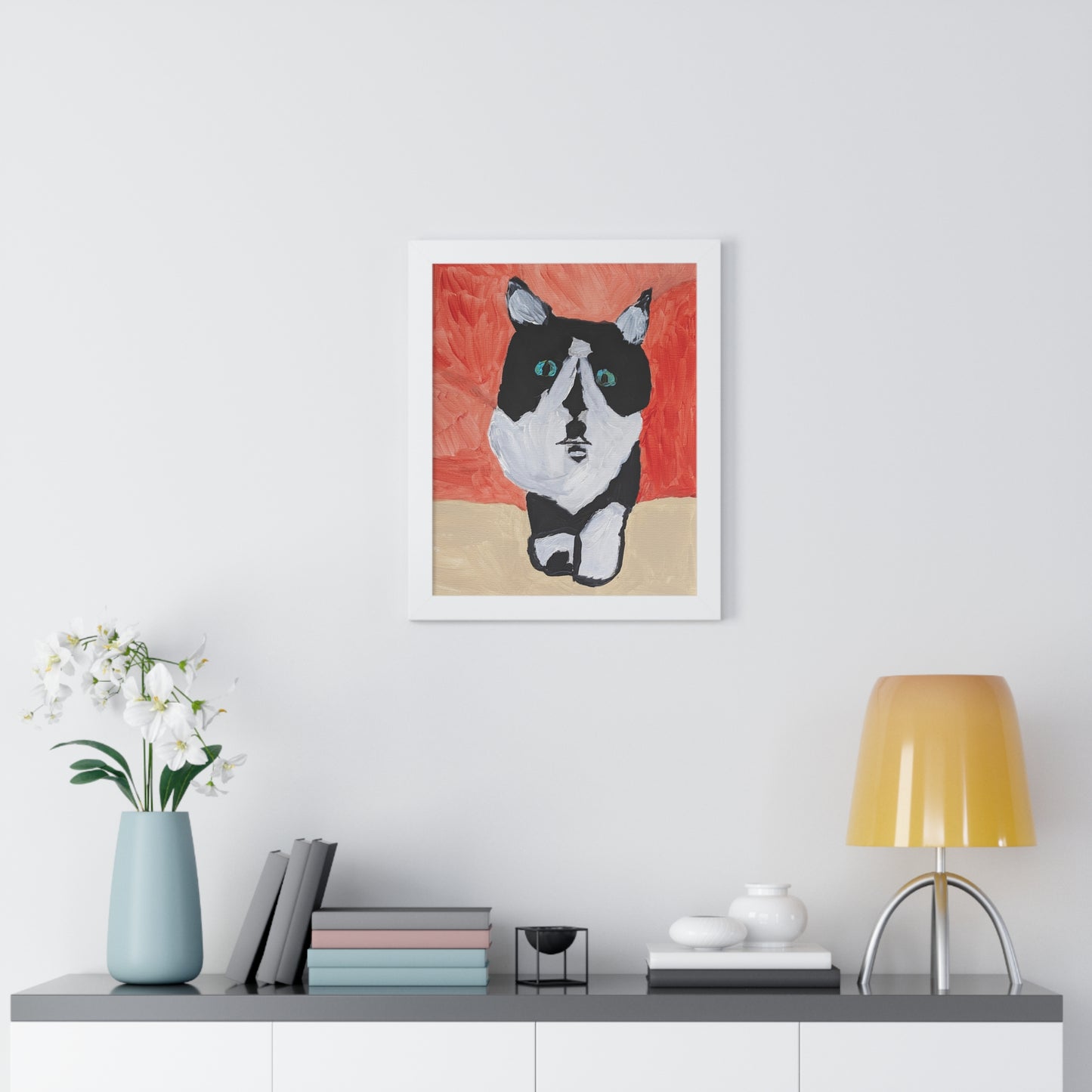 Framed Print - "Stache"