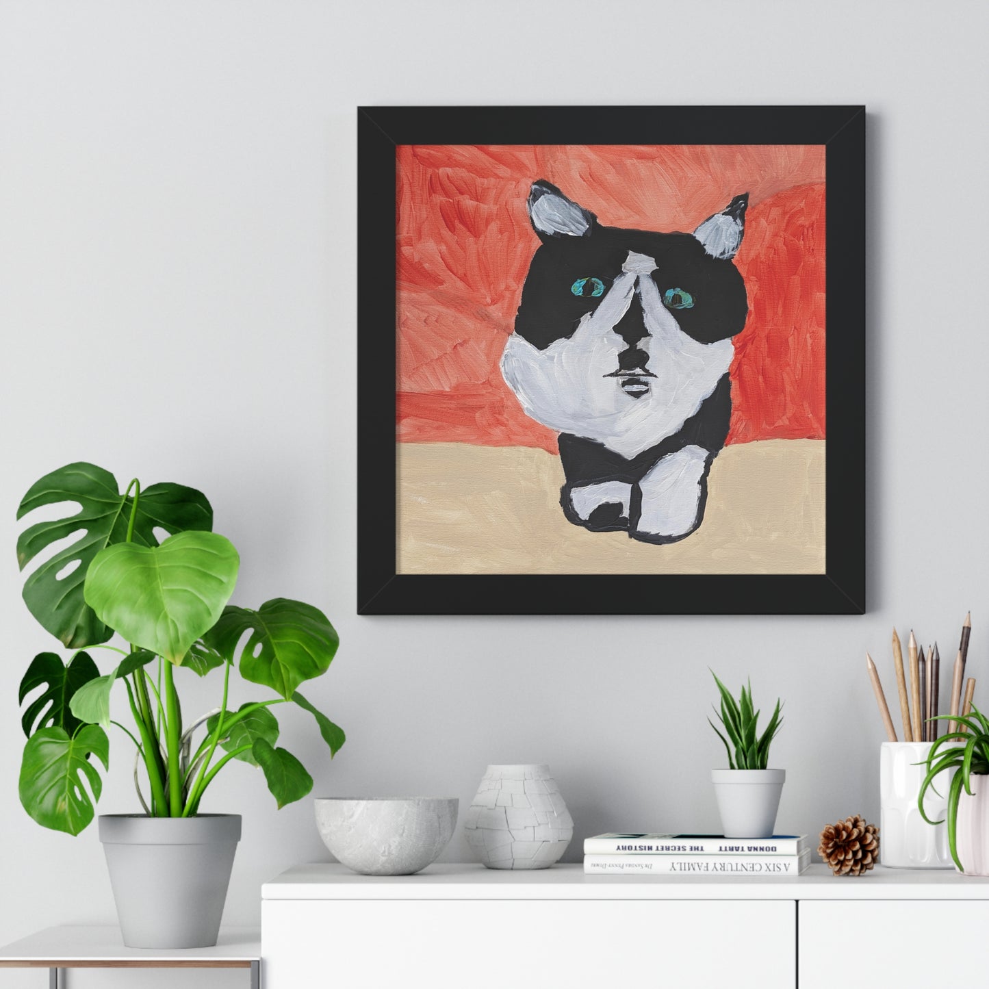 Framed Print - "Stache"