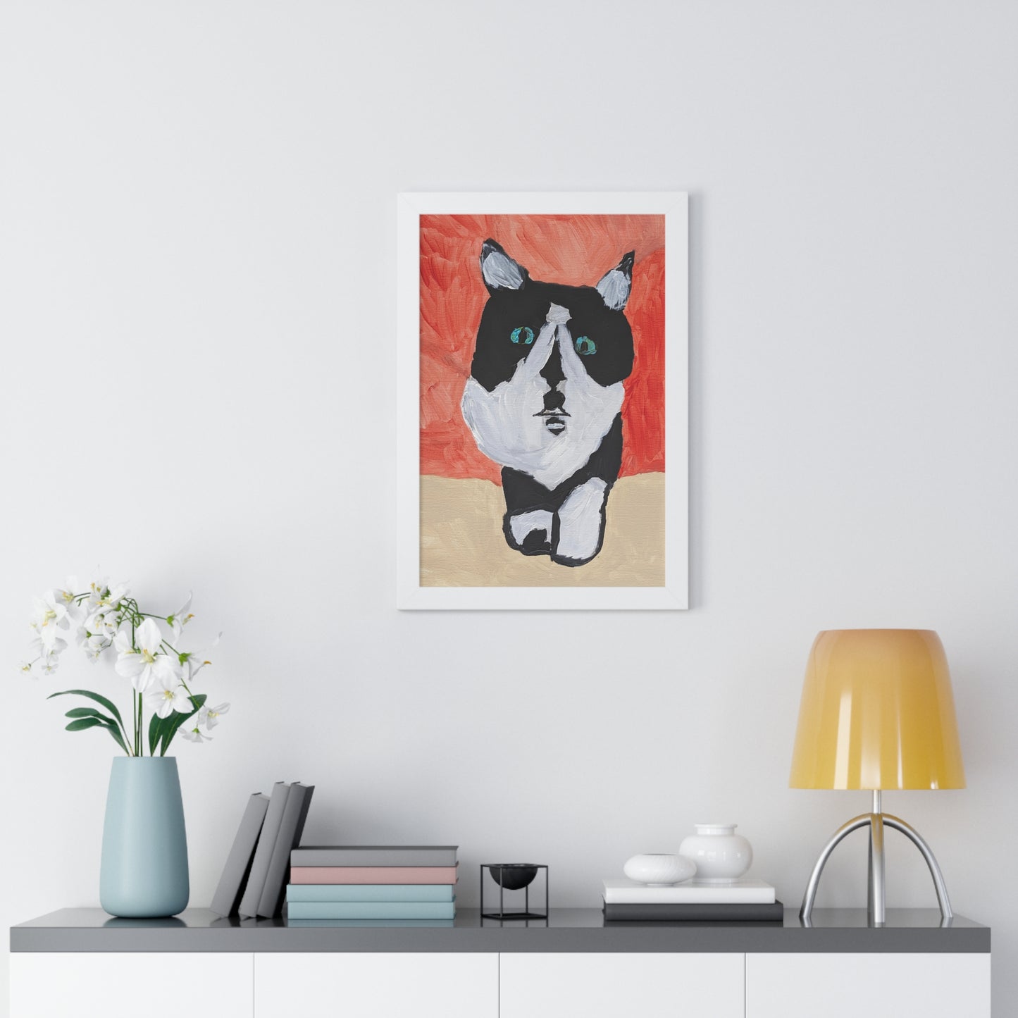 Framed Print - "Stache"