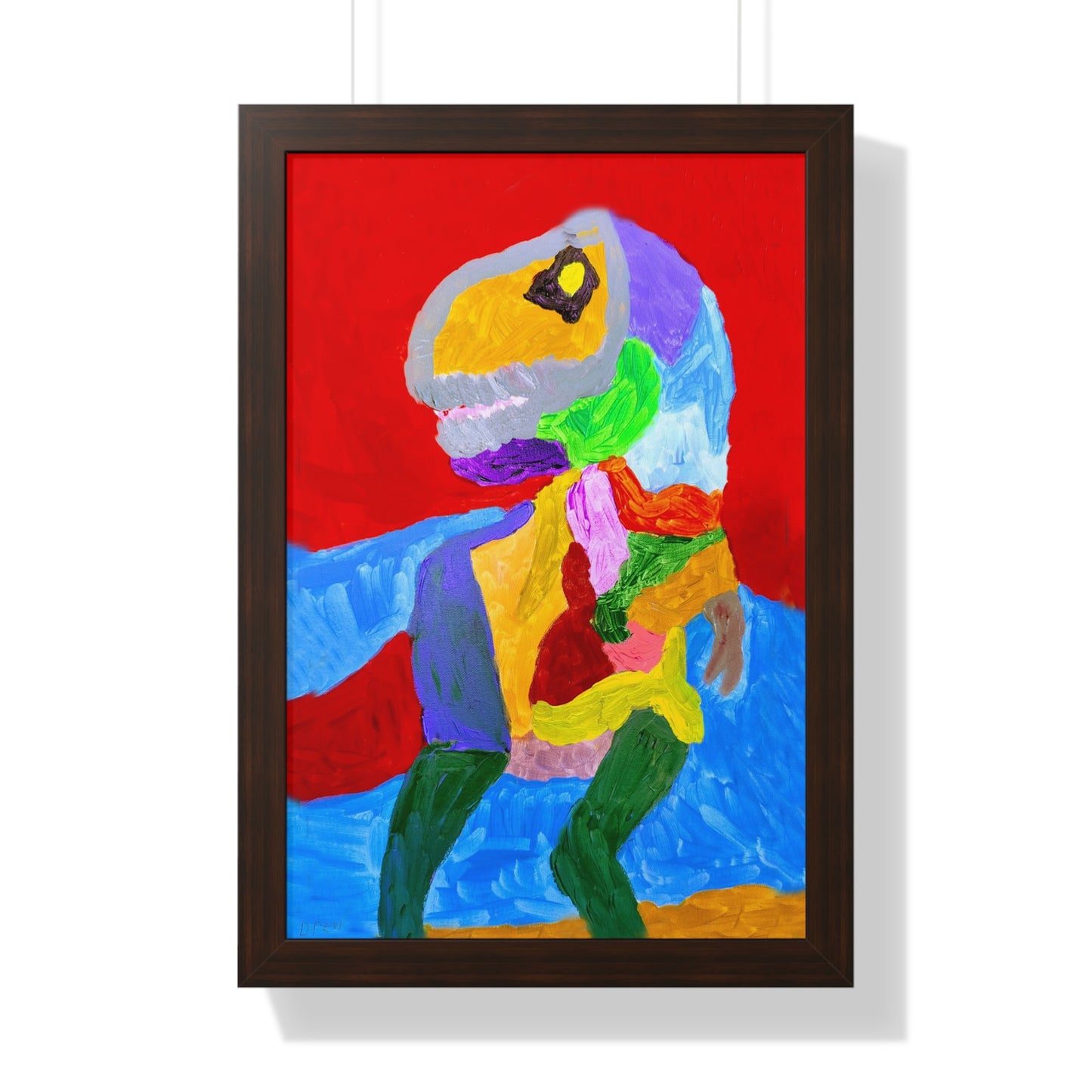 Framed Vertical Poster - "SheRex"
