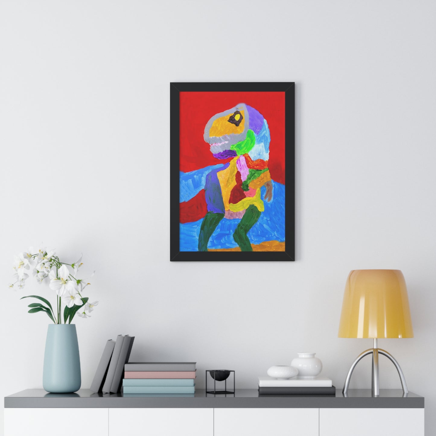 Framed Vertical Poster - "SheRex"