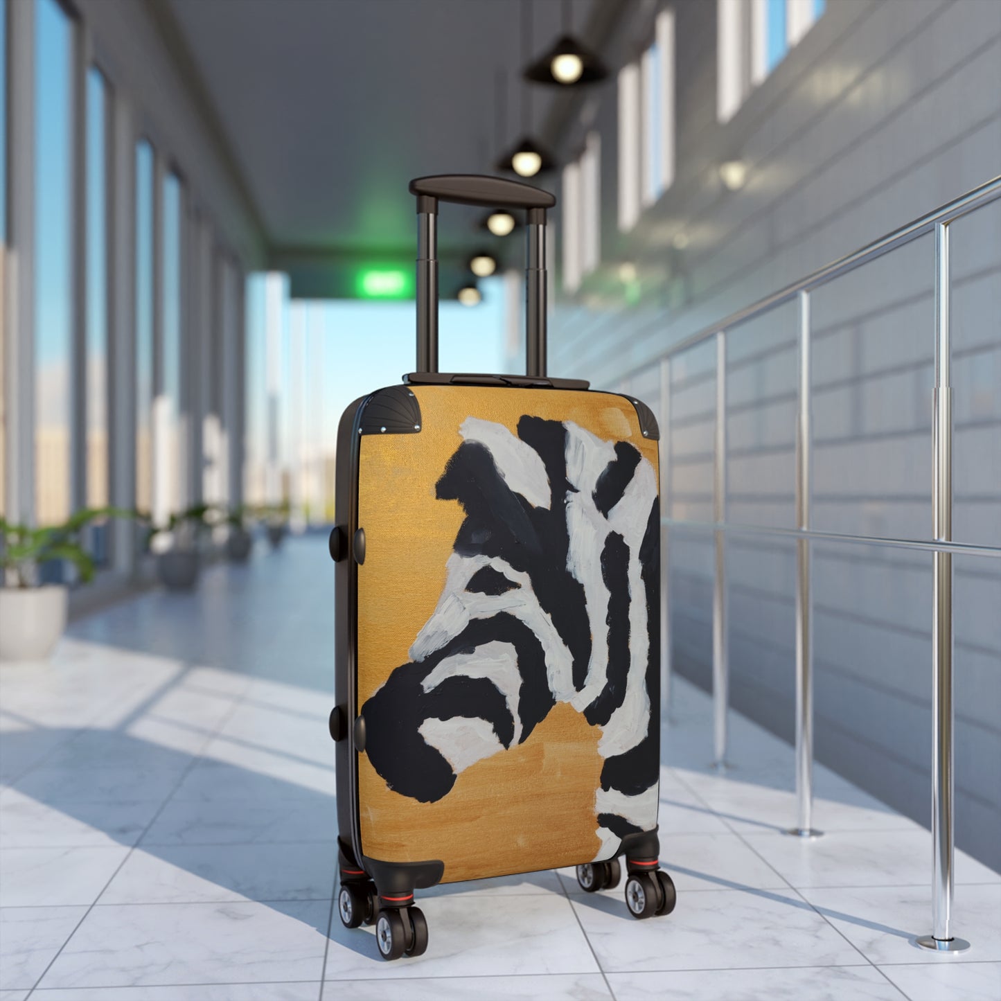 Suitcases - "Zebra Zen"