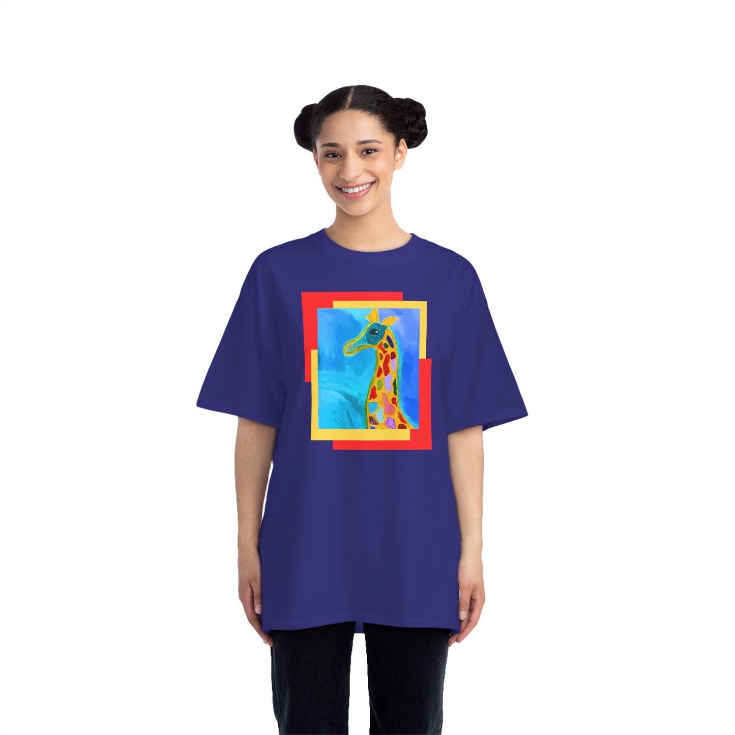 Beefy-T® Short-Sleeve - giraffe