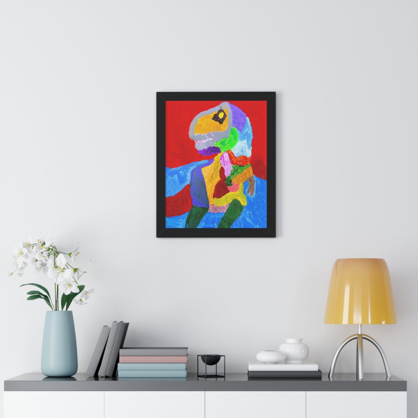 Framed Vertical Poster - "SheRex"