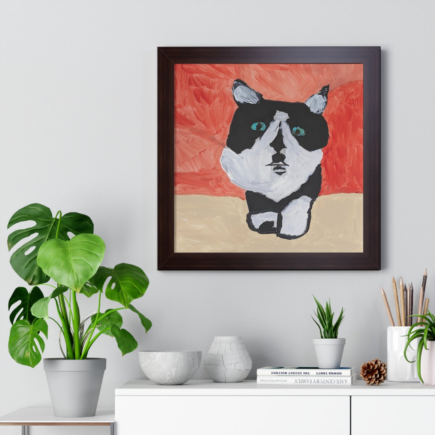 Framed Print - "Stache"