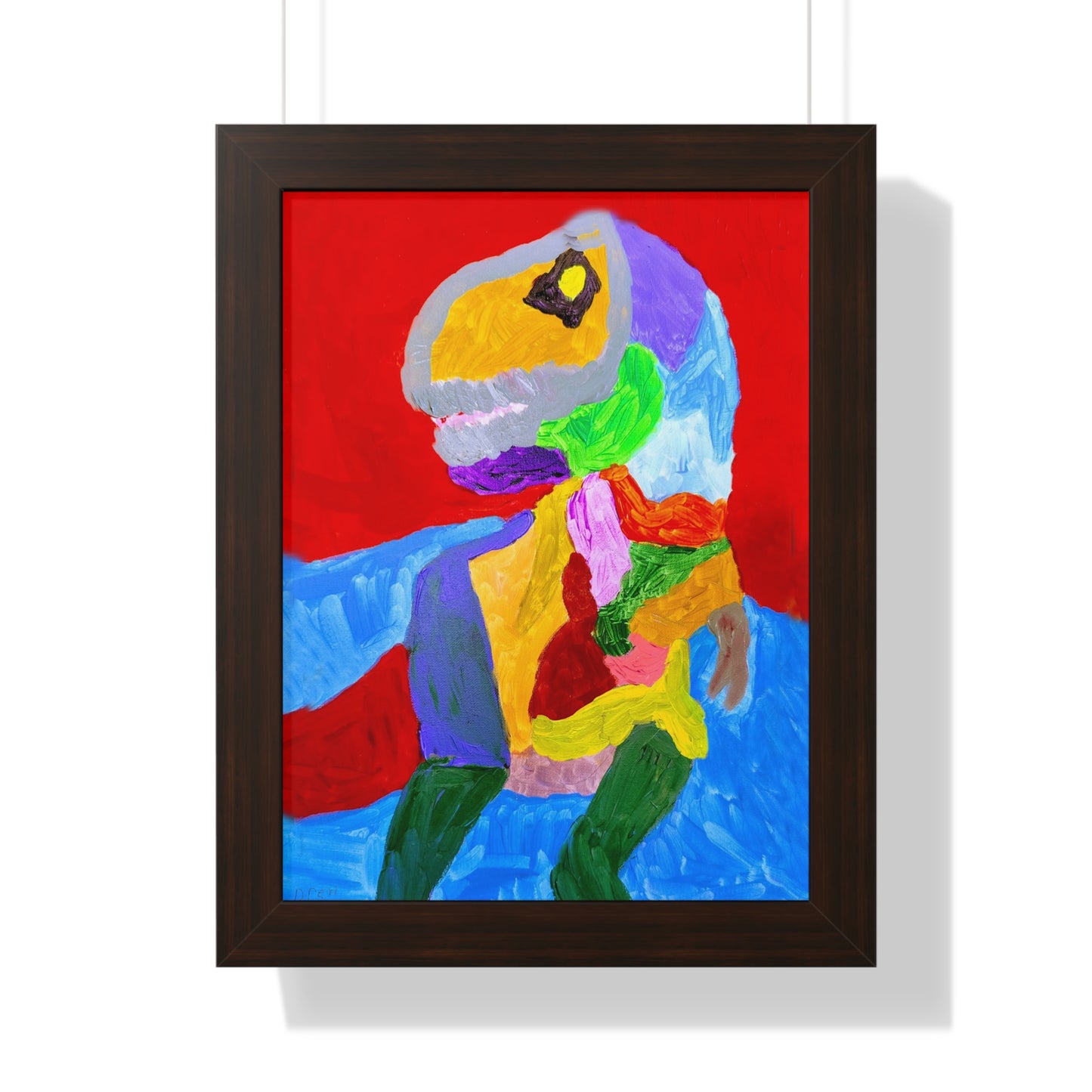 Framed Vertical Poster - "SheRex"