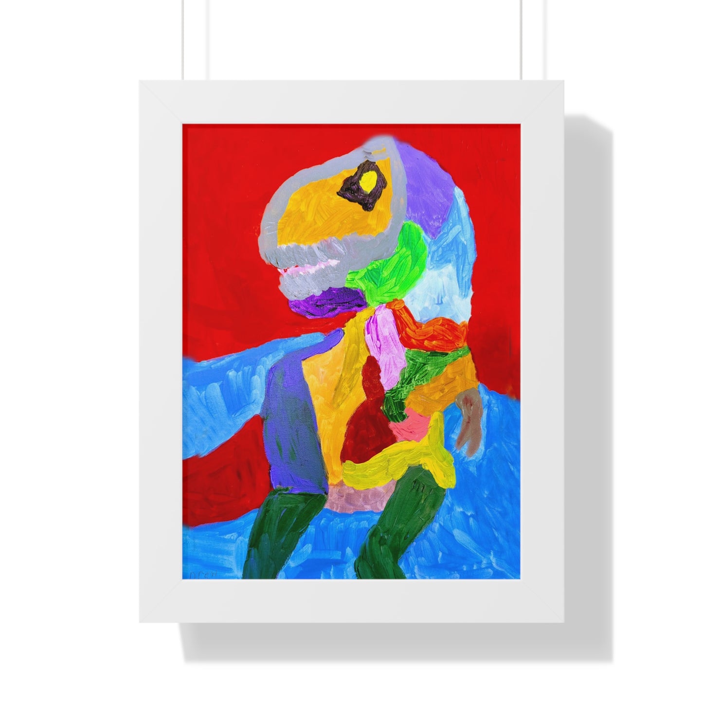 Framed Vertical Poster - "SheRex"