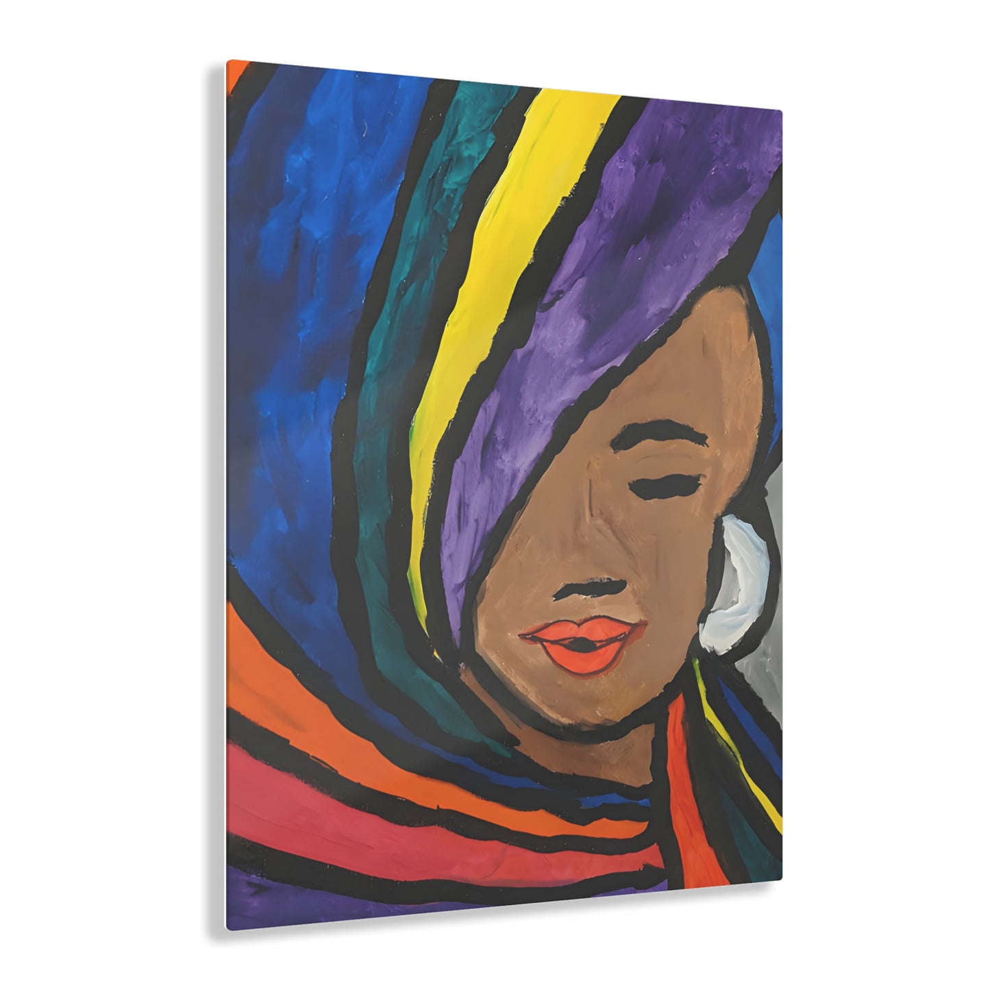 Acrylic Prints - "Pretty Lady"