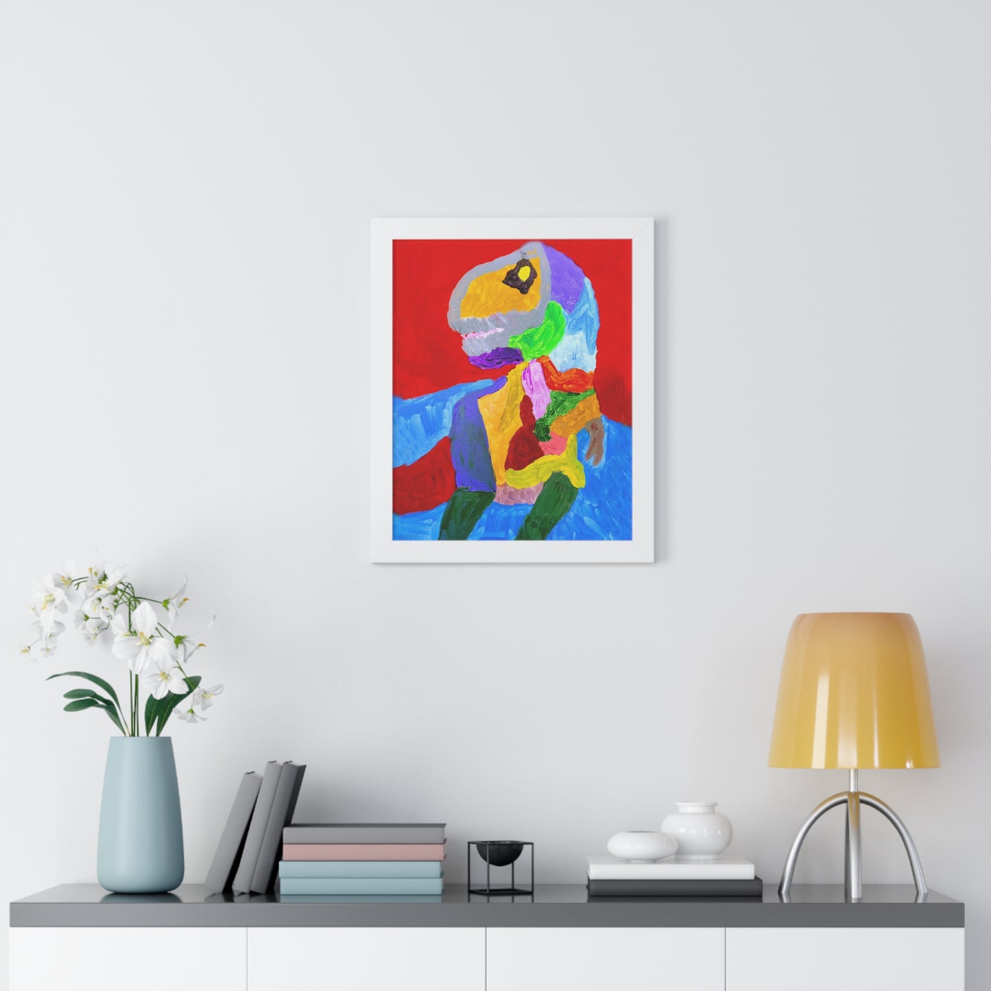 Framed Vertical Poster - "SheRex"