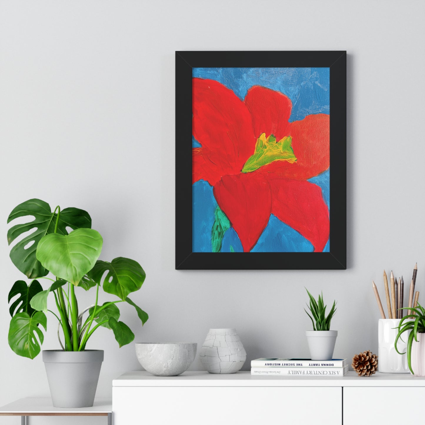 Framed Print - "Lily's Solace"