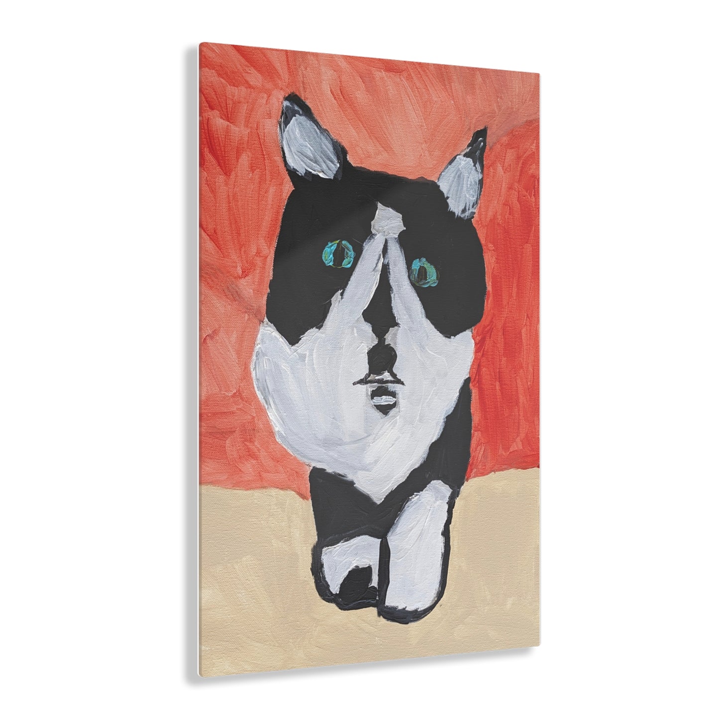 Acrylic Art - "Stache"