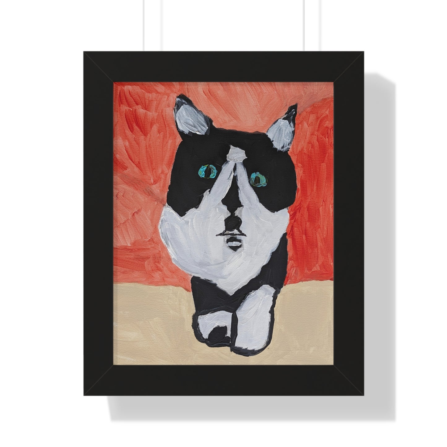 Framed Print - "Stache"