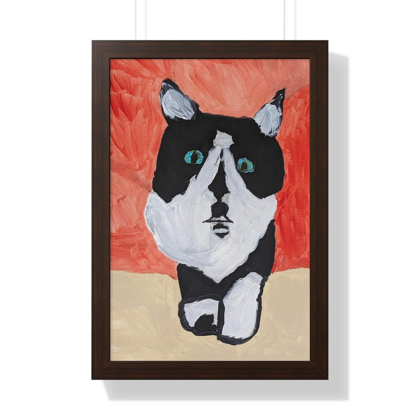 Framed Print - "Stache"