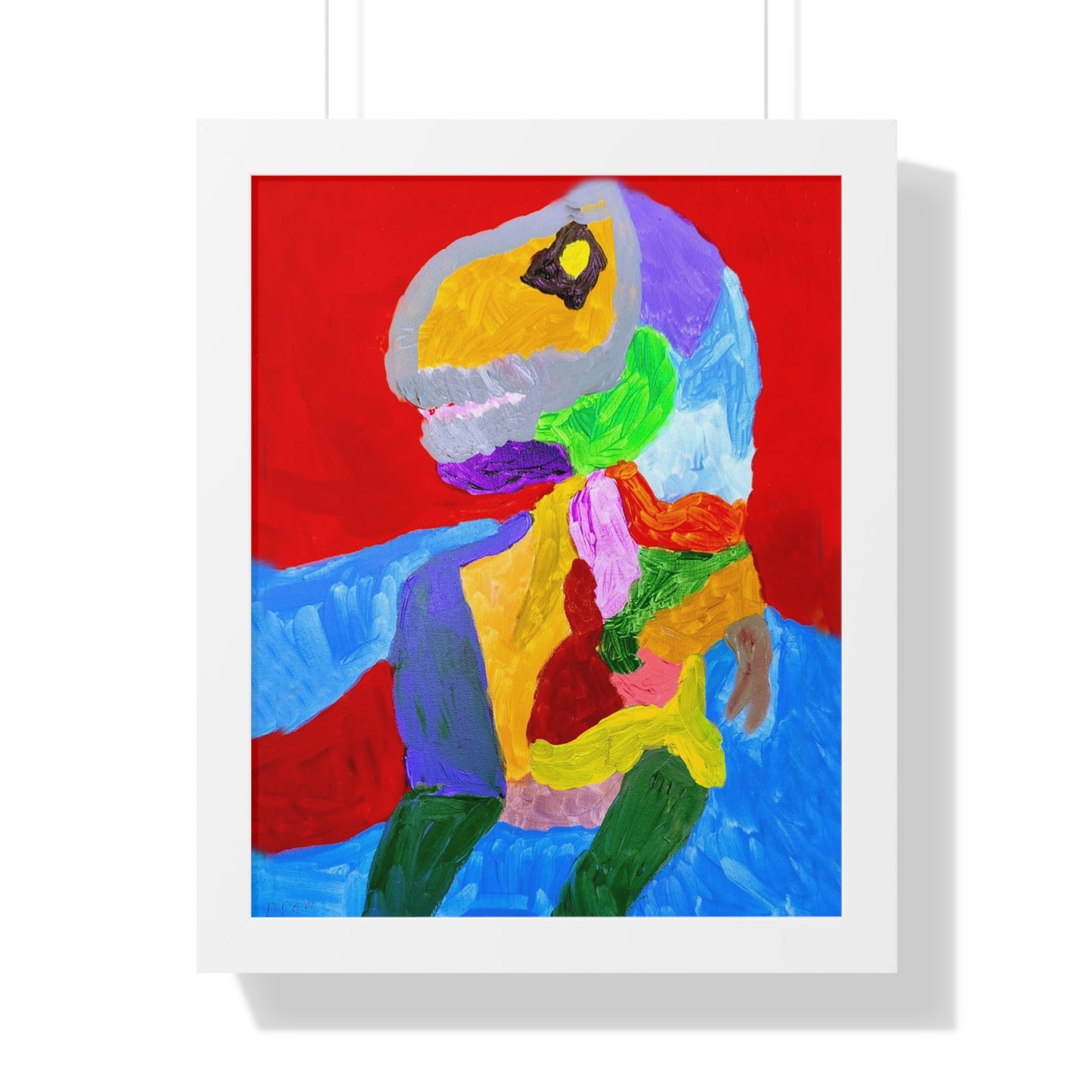 Framed Vertical Poster - "SheRex"