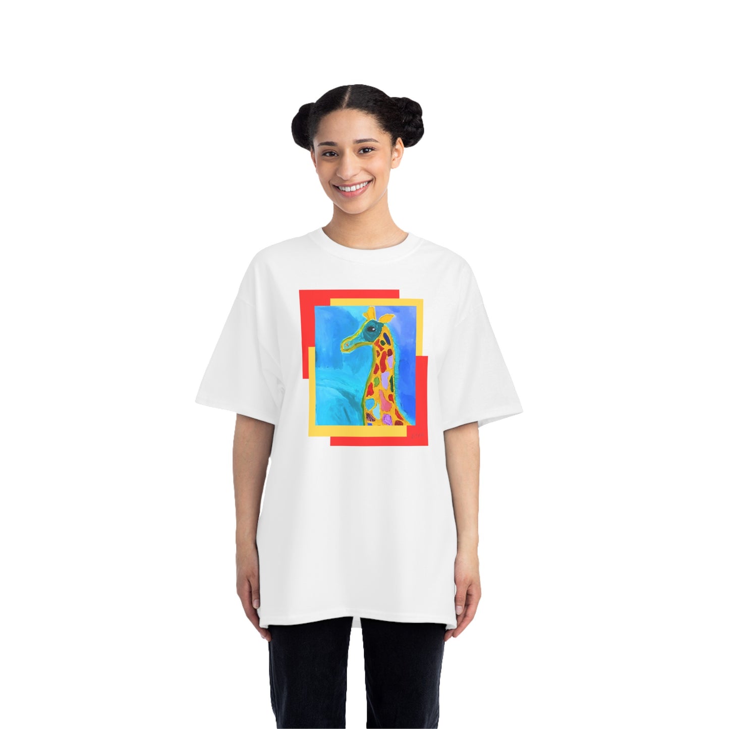 Beefy-T® Short-Sleeve - giraffe