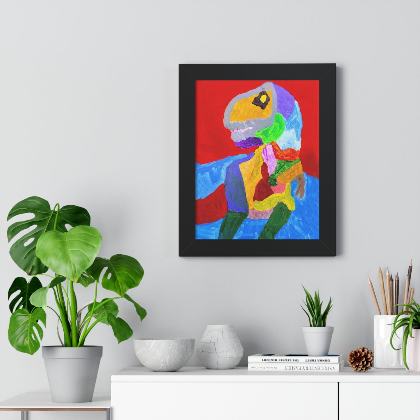 Framed Vertical Poster - "SheRex"