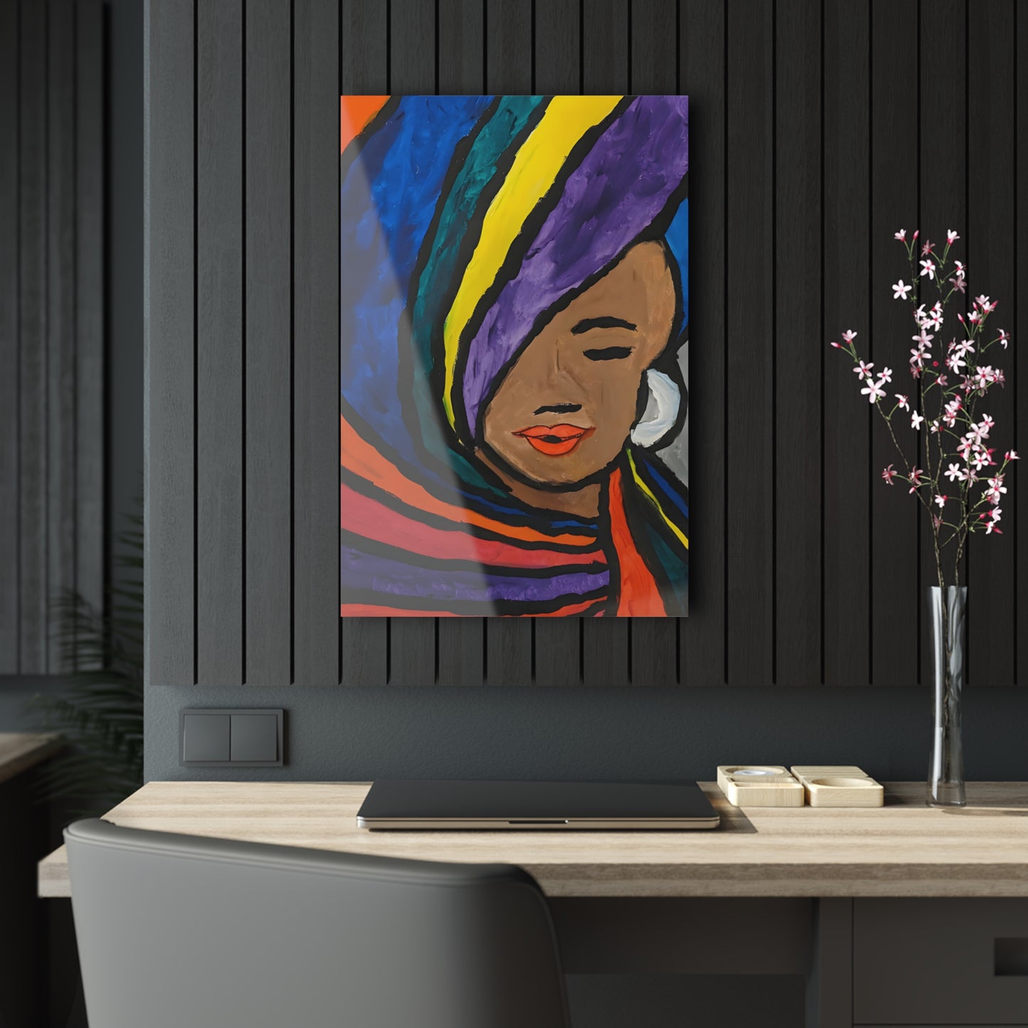 Acrylic Prints - "Pretty Lady"