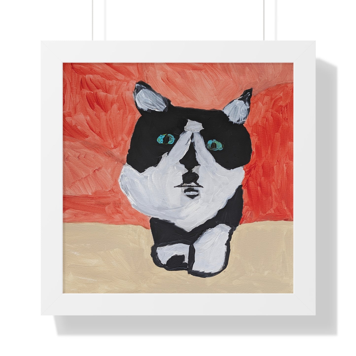 Framed Print - "Stache"