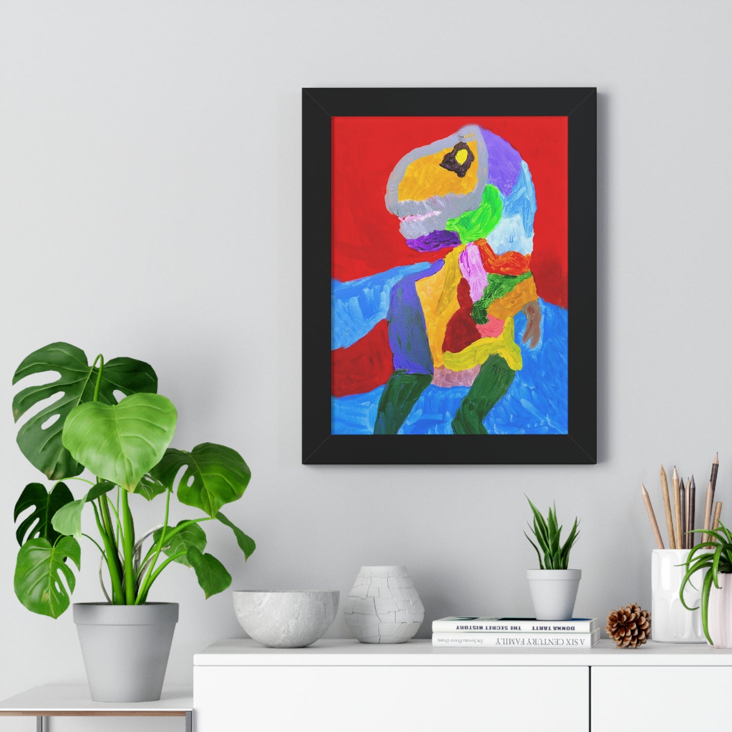 Framed Vertical Poster - "SheRex"