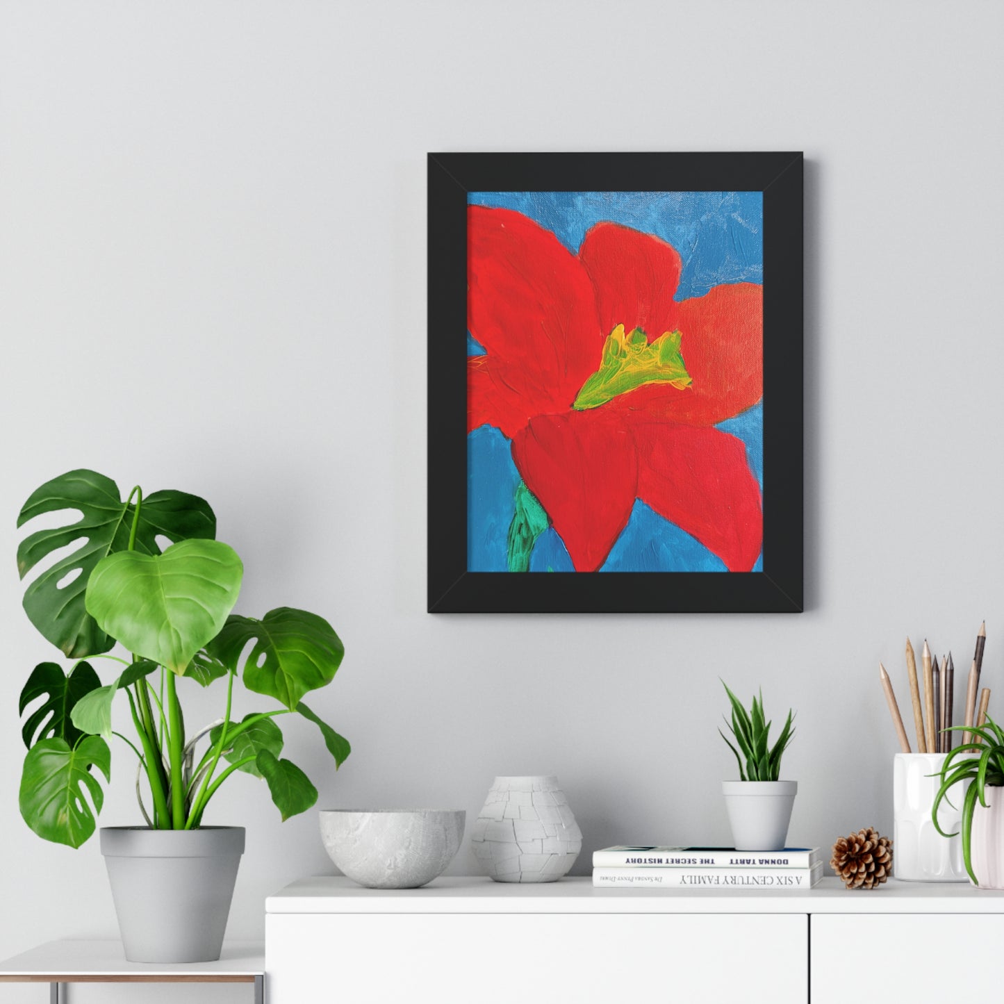 Framed Print - "Lily's Solace"