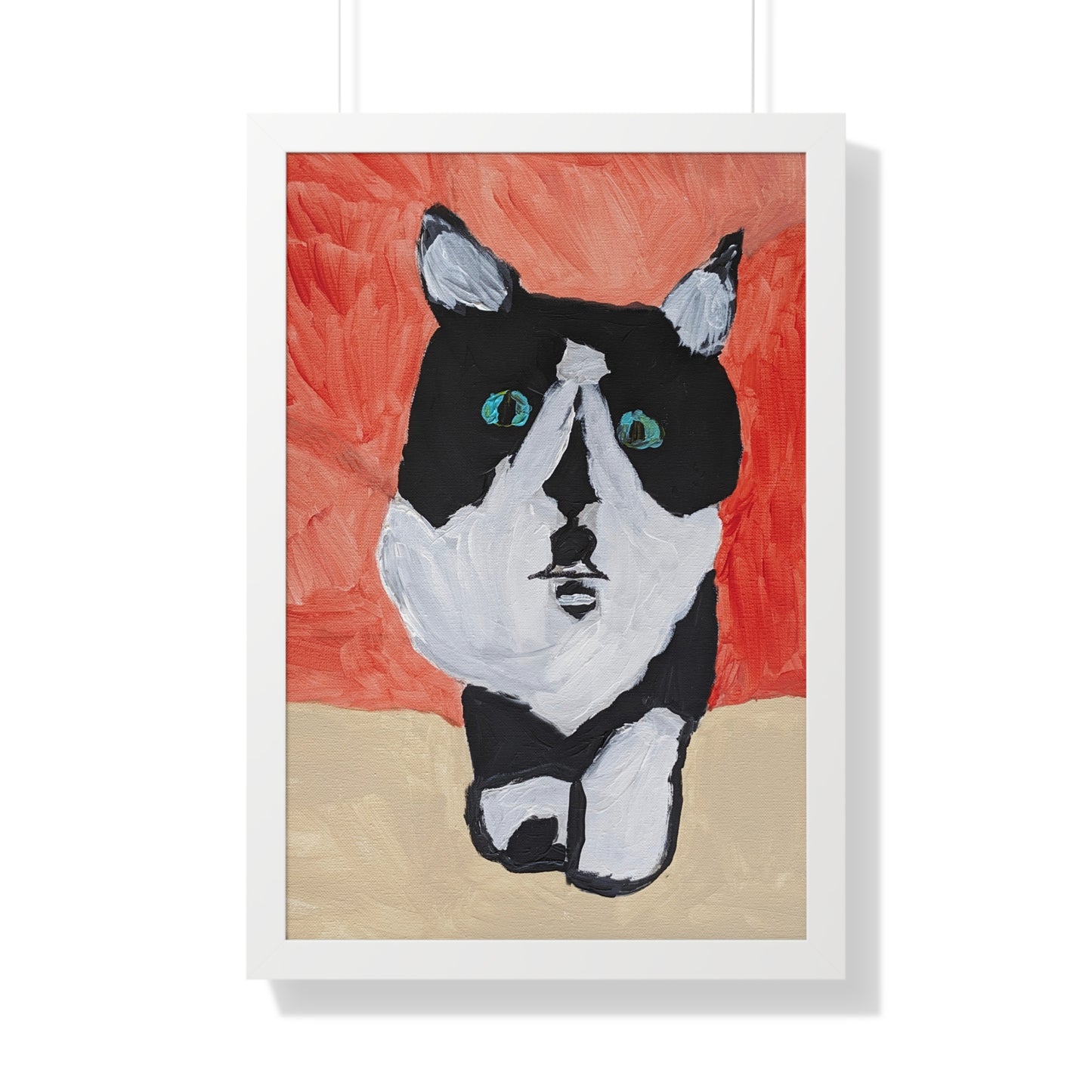 Framed Print - "Stache"