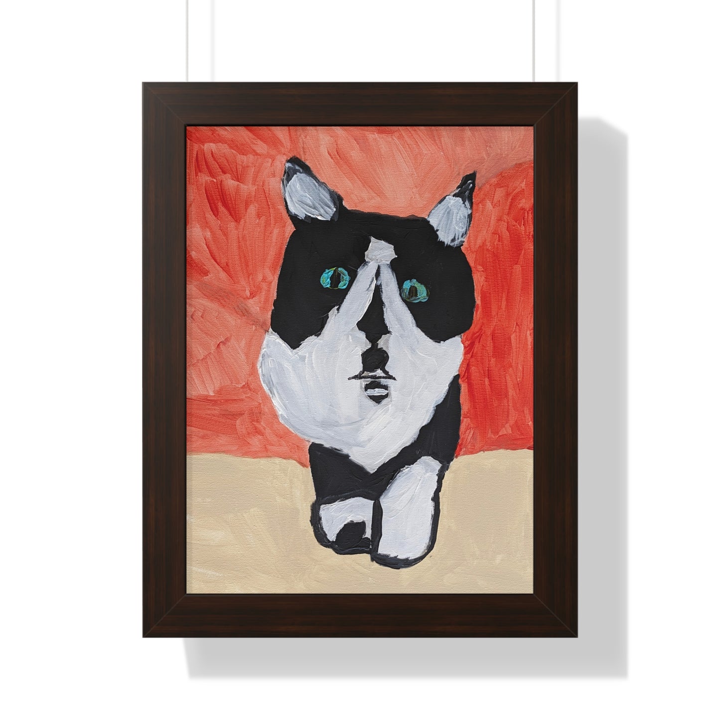 Framed Print - "Stache"