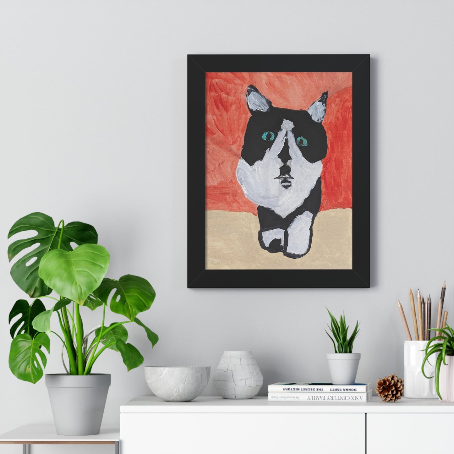 Framed Print - "Stache"