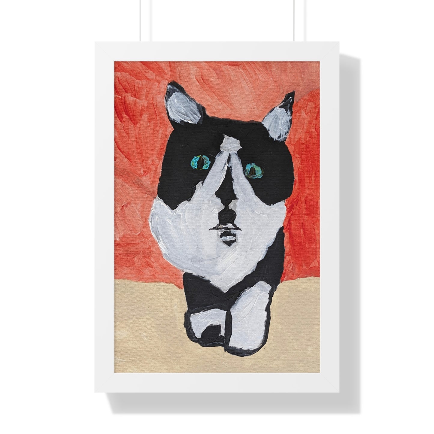 Framed Print - "Stache"