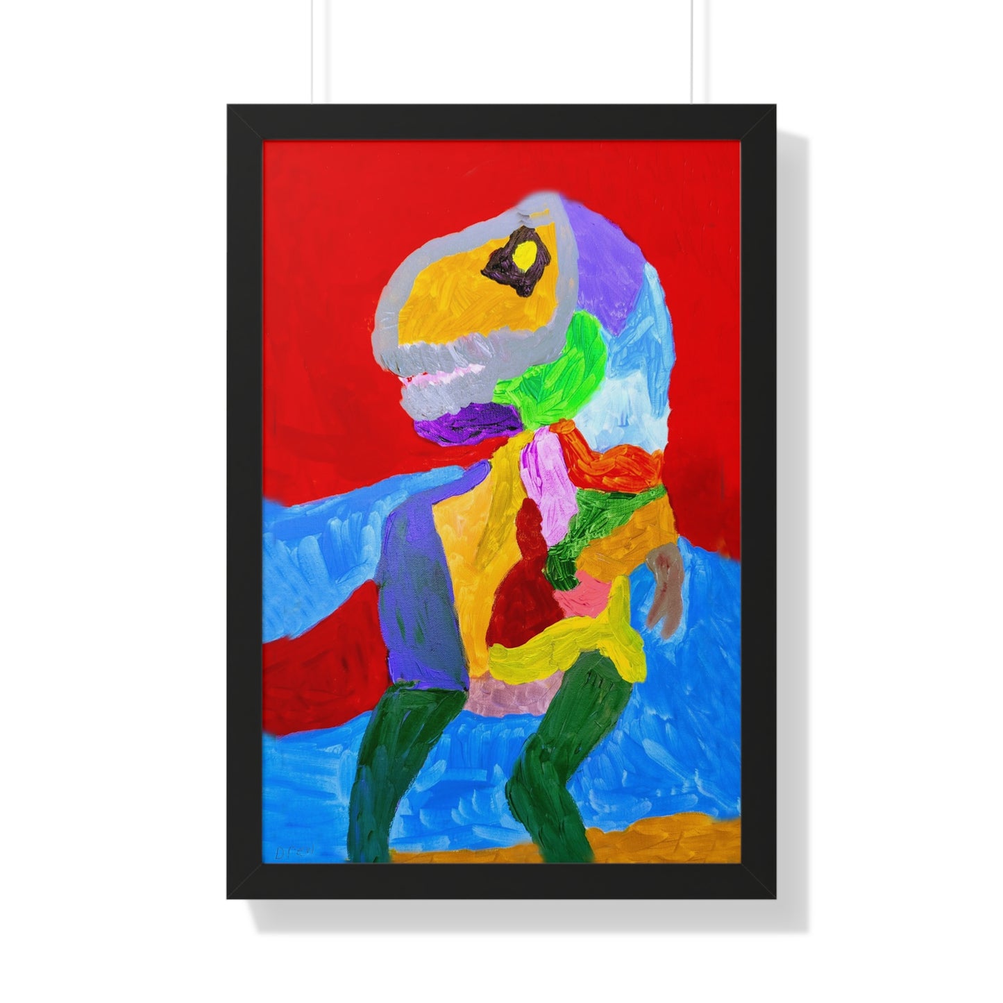 Framed Vertical Poster - "SheRex"