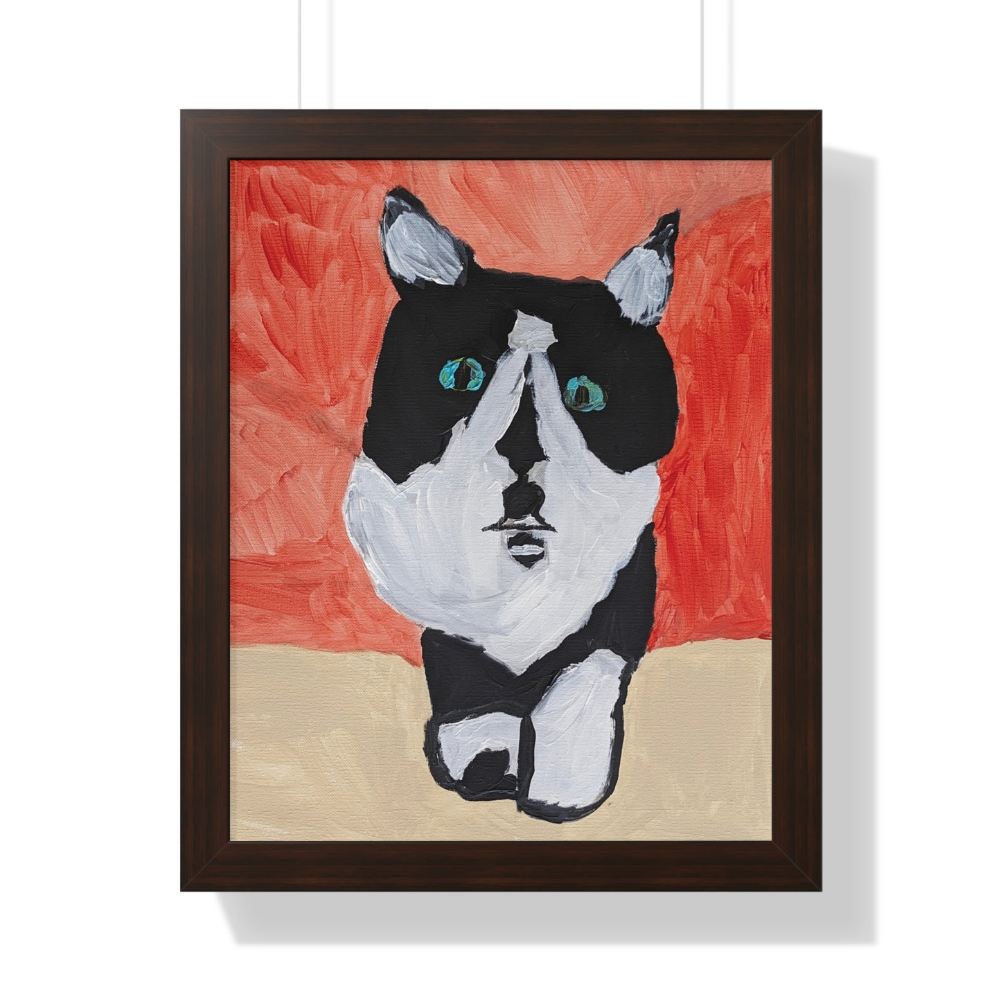 Framed Print - "Stache"